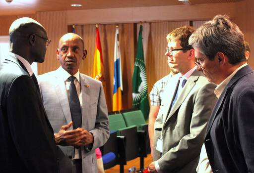 Meeting with Senegal's Ambassador to Spain and Surgeon General